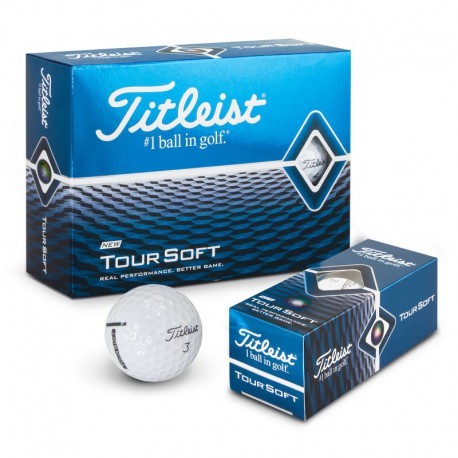 Printed Golf Balls - Titleist Tour Soft Golf Ball