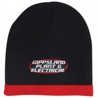 Beanies - Roll Down Two Tone Acrylic Beanie