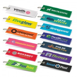 Printed Keyrings - Woven Key Ring