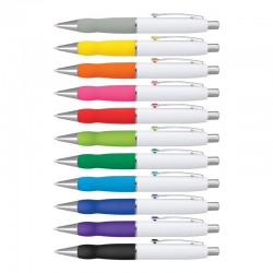 White barrel Turbo Metal Pen