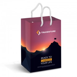Paper Bags - Small Laminated Paper Carry Bag - Full Colour