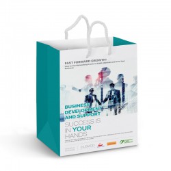 Paper Bags - Medium Laminated Paper Carry Bag - Full Colour