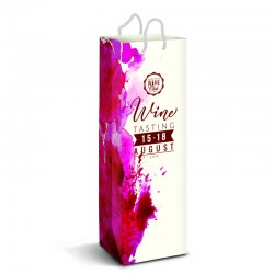 Paper Bags - Laminated Paper Wine Bag - Full Colour