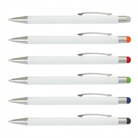Lancer Stylus Pen - White Barrel