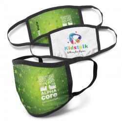 Portable Headphones - Full Colour 3-Ply Reusable Face Mask