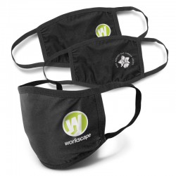 Portable Headphones - Reusable 3-ply Cotton Face Mask