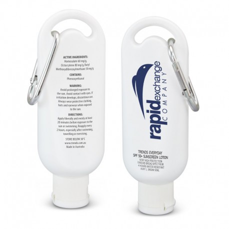 Sunscreen & Lip Balm - TRENDS Everyday SPF 50+ Carabiner Sunscreen 50ml