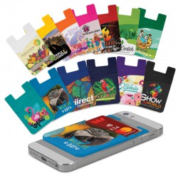 Phone Accessories - Dual Silicone Phone Wallet - Full Colour
