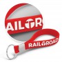Printed Keyrings - Silicone Key Ring - Embossed