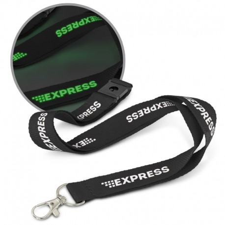 Custom Printed Lanyards - Glow in the Dark Logo Lanyard