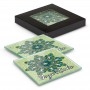 Coasters - Venice Glass Coaster Set of 2 Square - Full Colour