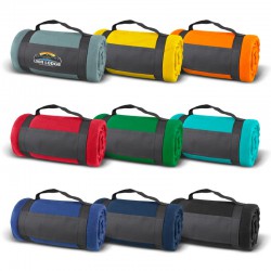 Picnic Blankets - Glasgow Fleece Blanket with Strap