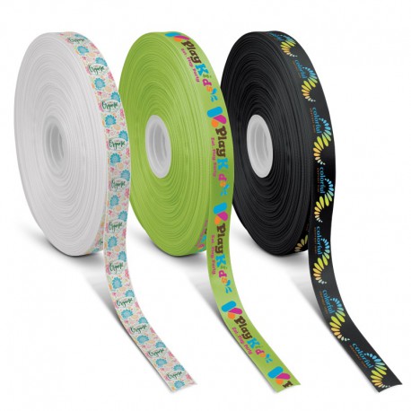 Gift Bags - Personalised Ribbon 20mm - Full Colour