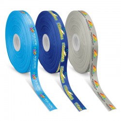 Gift Bags - Personalised Ribbon 25mm - Full Colour