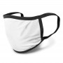 Portable Headphones - Full Colour 3-Ply Reusable Face Mask - Indent
