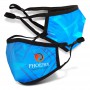 Portable Headphones - Full Colour Reusable Face Mask Premium - Indent