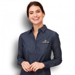 Ladies Corporate Shirts - SOLS Barry Womens Denim Shirt