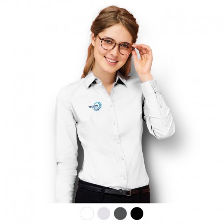 Ladies Corporate Shirts - SOLS Blake Womens Long Sleeve Shirt
