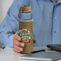 Drink Bottles - Eden Glass Bottle - Natural Sleeve - 600ml