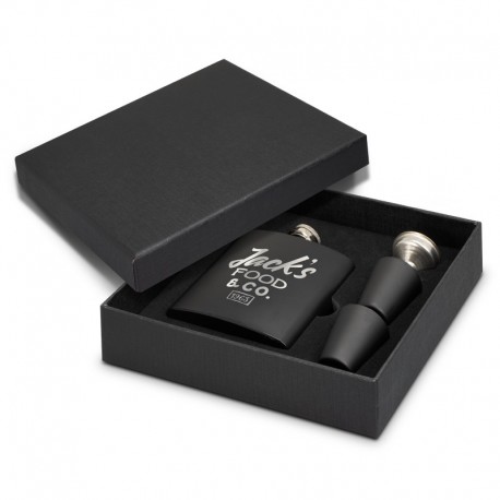 Branded Flasks - Dalmore Hip Flask Gift Set- 170ml