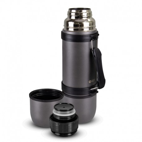 Branded Flasks - Swiss Peak Duo Cup Vacuum Flask -700ml