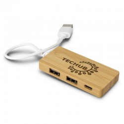 USB Accessories - Bamboo USB Hub
