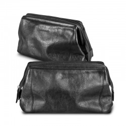 Toiletry Bags - Pierre Cardin Leather Toiletry Bag
