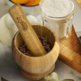 Homeware Products - Bamboo Mortar and Pestle