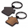 Metal Keyrings - Santo House Shaped Key Ring