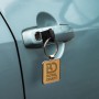 Metal Keyrings - Santo Key Ring - Square