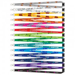 Custom Printed Lanyards - Colour Max Lanyard 16mm