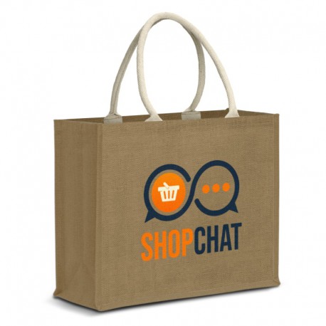 Calico & Jute Bags - Modena Starch Jute Tote Bag