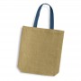 Calico & Jute Bags - Thera Jute Tote Bag - Coloured Handles