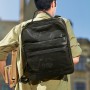 Backpacks - Pierre Cardin Leather Backpack