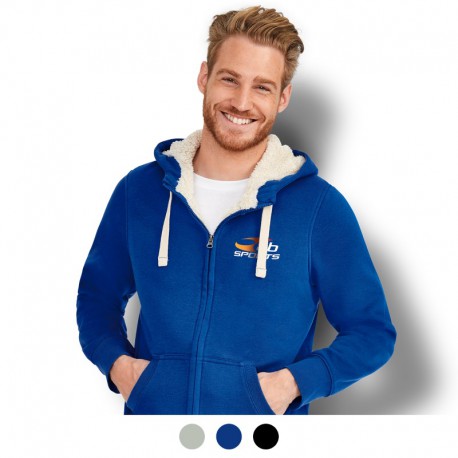 Hoodies - SOLS Sherpa Unisex Zipped Sweatshirt