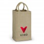 Wine Holders & Carriers - Jute Four Bottle Wine Carrier