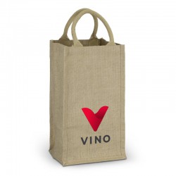 Wine Holders & Carriers - Jute Four Bottle Wine Carrier