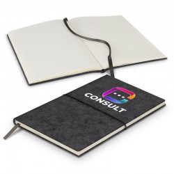 Flasks - RPET Felt Soft Cover Notebook - A5