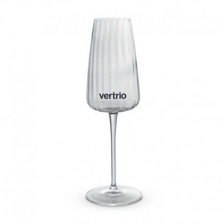 Printed Glasses, Cups & Tumblers - Luigi Bormioli Optica Flute