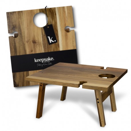 Wine & Bar Accessories - Keepsake Folding Wine Table
