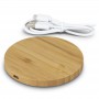 Shopping Tote Bags - Vita Bamboo Wireless Charger - Round