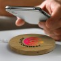 Shopping Tote Bags - Vita Bamboo Wireless Charger - Round