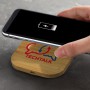 Shopping Tote Bags - Vita Bamboo Wireless Charger - Square