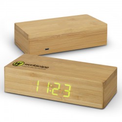 Shopping Tote Bags - Bamboo Wireless Charging Clock