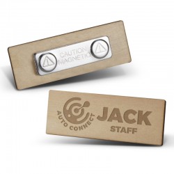 Protein Shakers - Magnetic Wooden Badge