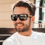 Sunglasses - Maui Mirror Lens Sunglasses - Bamboo