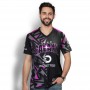 Sport Balls - Custom Mens Sports V-Neck T- Shirt