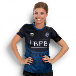 Sport Balls - Custom Womens Performance Rugby T-Shirt