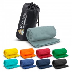 Picnic Blankets - Glasgow Fleece Blanket in Carry Bag
