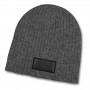 Nebraska Heather Cable Knit Beanie With Patch